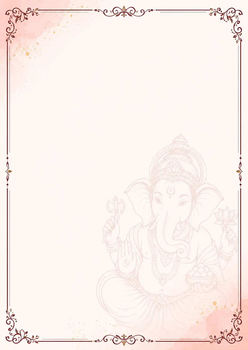 Rose Blush Ganesha